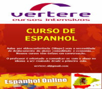 Curso de Espanhol - Online Skype - Aula individual - São Pau